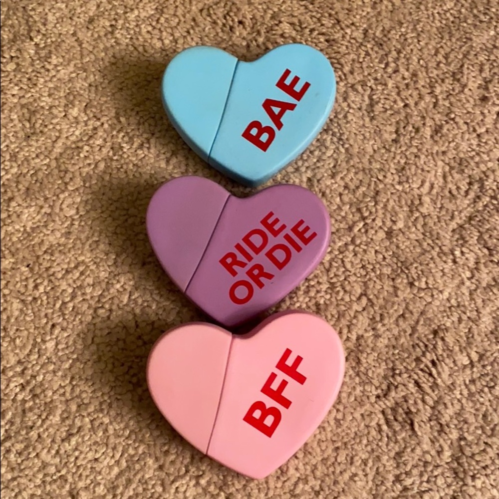 All three Kimoji Heart Purfume